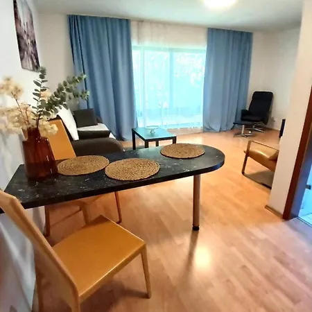 15-zentrales 2-zimmer Apartment-wlan,magenta Tv Und Grosse Balkon Mit Gartenblick 公寓 威斯巴登